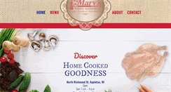 Desktop Screenshot of marysfamilyrestaurant.com